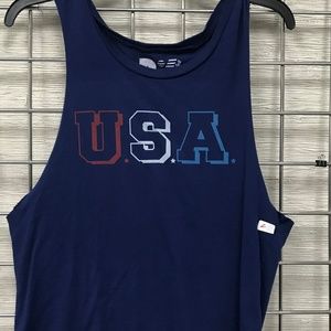 REBEL YELL GIRLS -  USA Tank Top